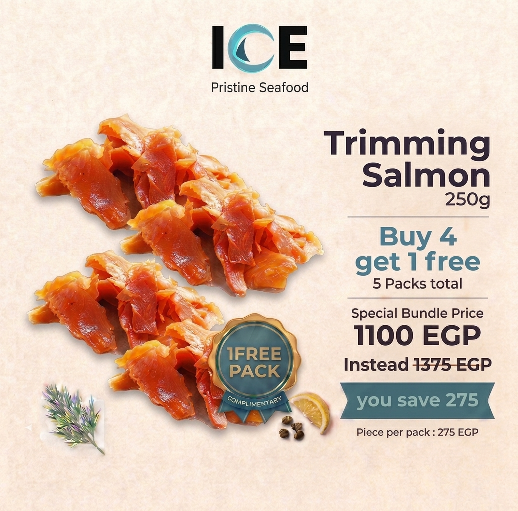 Salmon Trimmings 250 gm - 4 + 1 FREE