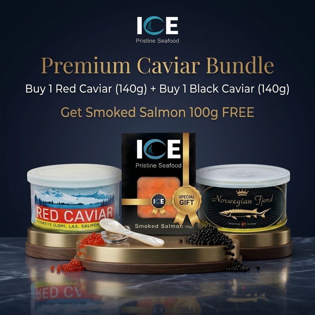 Buy 2 Caviar Get 1 Smoked Salmon FREE
