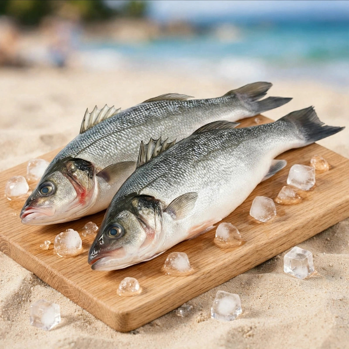 Whole Sea bass