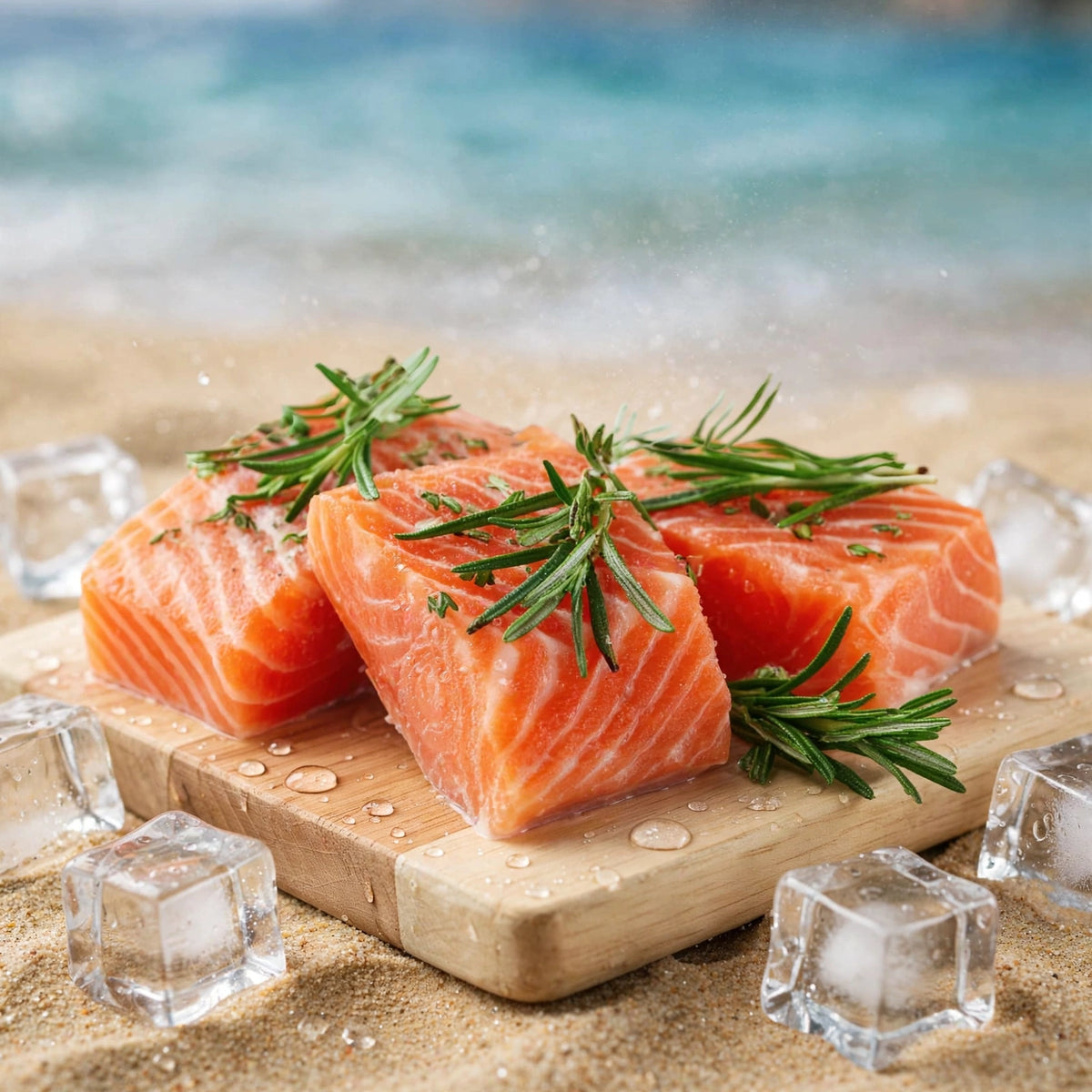 Salmon Cubes 350gm