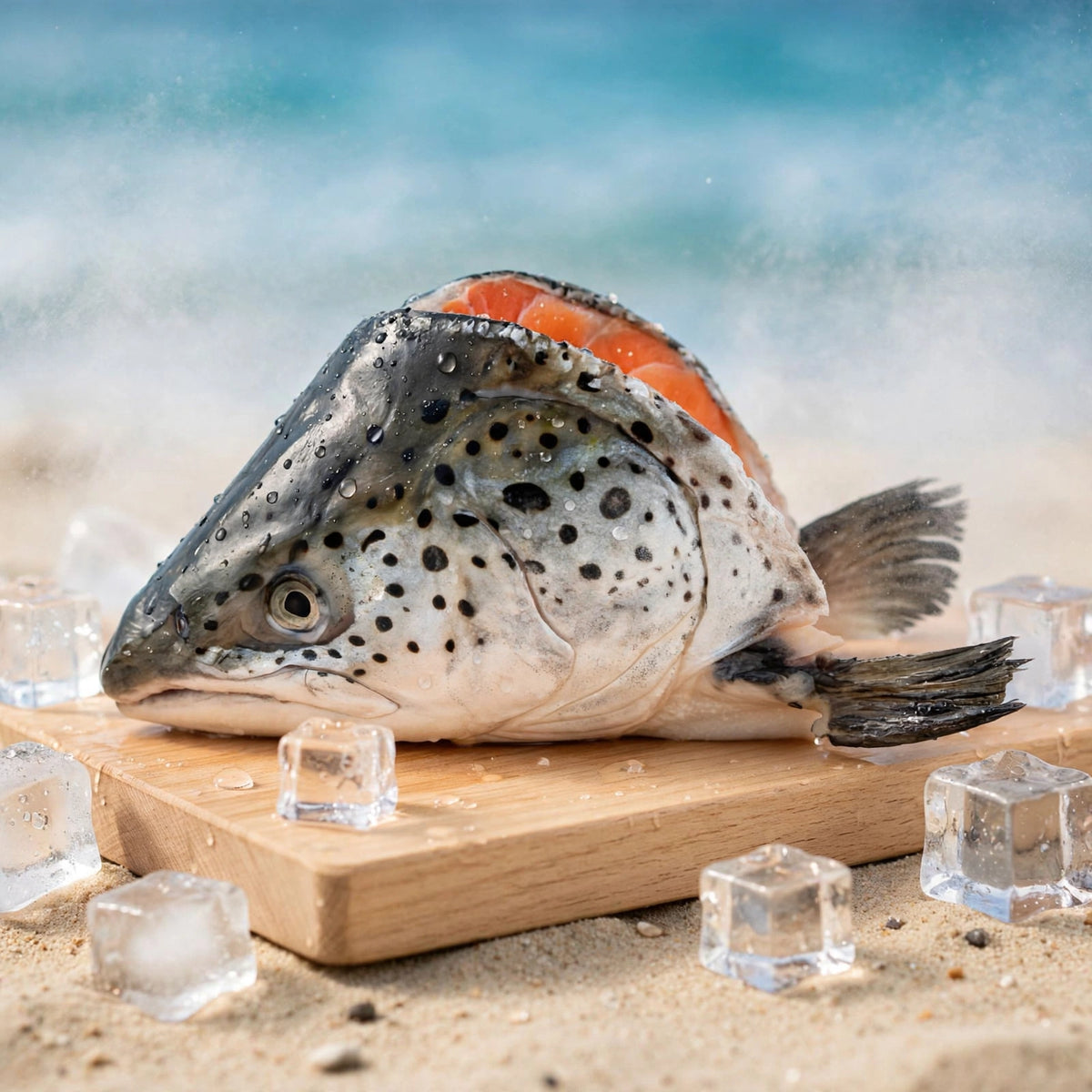 Salmon Fish head